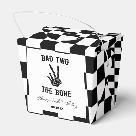 Ballotins Bad Two The Bone Skeleton 2e fête d'anniversaire (Arrière)