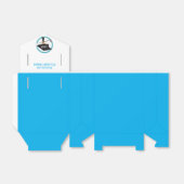 Ballotins Bague bleu clair sur Grad Casquette Grad Graduatio (Déplié)