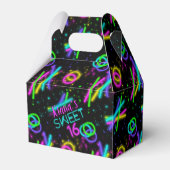 Ballotins Baguette de Neon Glow Sweet 16 Nom ID760 (Arrière)