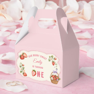 Ballotins Baie Premier Mignon 1er Anniversaire Fille Fraise