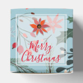 Ballotins Baies de Poinsettia Feuilles Noël Merci (Haut)