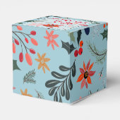 Ballotins Baies de Poinsettia Feuilles Noël Merci (Arrière)