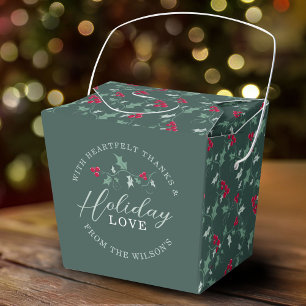 Ballotins Baies rouges vert saint feuille amour de Noël