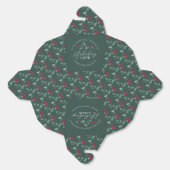 Ballotins Baies rouges vert saint feuille amour de Noël (Déplié)