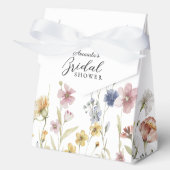 Ballotins Baigne de fleurs sauvages aquarelle Baby Shower de (Recto)