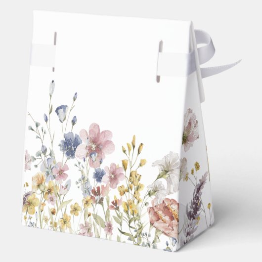 Ballotins Baigne de fleurs sauvages aquarelle Boho Floral Ba (Verso)