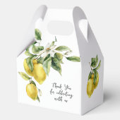 Ballotins Baigne de mariage aux citrons aquarelles Bohème Ru (Recto)