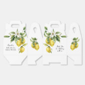 Ballotins Baigne de mariage aux citrons aquarelles Bohème Ru (Déplié)
