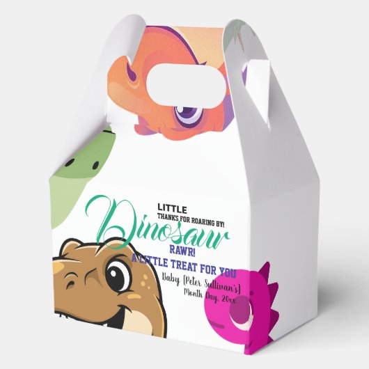 Ballotins Baignoire de bébé dinosaure (Recto)