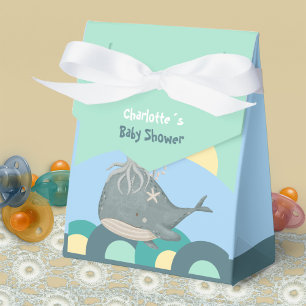Ballotins Bain de bébé vert baleine calamar nautique adorabl
