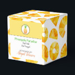 Ballotins Bain et emballage corporel faits maison | Boîte à<br><div class="desc">Ce design d'ananas à l'aquarelle mignon est entièrement personnalisable, il peut être utilisé pour n'importe quel de vos cadeaux artisanaux parfumés ou parfumés à l'ananas, mais aussi pour la couture et des projets artisanaux qui ont un thème d'ananas ou motif d'ananas et pas seulement vos cadeaux de bain et de...</div>