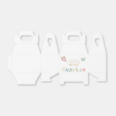 Ballotins Baisers à papillon Baby shower floral (Déplié)