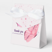 Ballotins Baisers à papillon et voeux bébé Douche | Baby Pin (Verso)