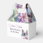 Ballotins Baisers à papillon et voeux pour bébé (Arrière)