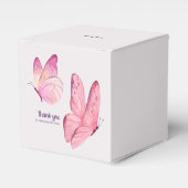 Ballotins Baisers à papillon et voeux pour bébé Baby shower  (Verso)