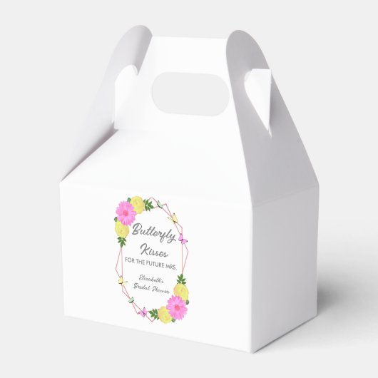 Ballotins Baisers de papillon pour la future Mme Shower de m (Verso)