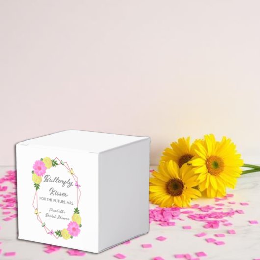 Ballotins Baisers de papillon pour la future Mme Shower de m