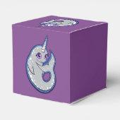 Ballotins Baleine à narval gris avec points d'encre concepti (Arrière)