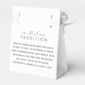 Ballotins Balise de la tradition Mariage d'amande italienne  (Arrière)