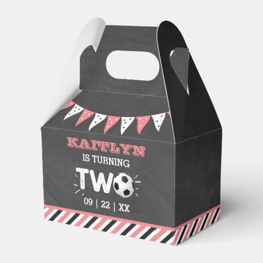 Ballotins Balle de football étoile 2e fête d'anniversaire (Verso)