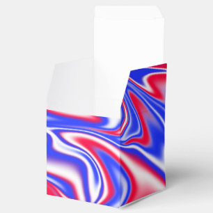 Ballotins Balle patriotique : Marbre blanc rouge et bleu,