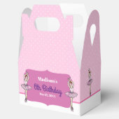 Ballotins Ballerina avec Robe Rose et Chaussures Pointe Toe (Ouvert)