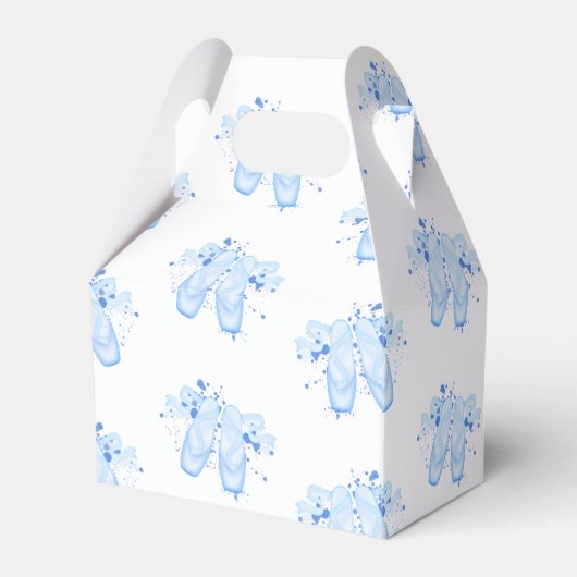 Ballotins Ballet bleu Anniversaire Pointe Chaussures (Arrière)