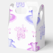 Ballotins Ballet rose et violet Anniversaire Chaussures Tutu (Ouvert)