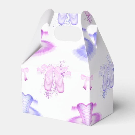 Ballotins Ballet rose et violet Anniversaire Chaussures Tutu (Verso)