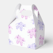 Ballotins Ballet rose et violet Anniversaire Pointe Chaussur (Arrière)