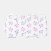 Ballotins Ballet rose et violet Anniversaire Pointe Chaussur (Déplié)