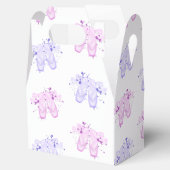Ballotins Ballet rose et violet Anniversaire Pointe Chaussur (Ouvert)