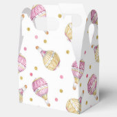 Ballotins Ballons à air chaud rose+or (Ouvert)