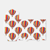 Ballotins Ballons à air chaud; Rouge, Bleu, Jaune (Déplié)