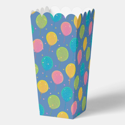 Ballotins Ballons arc-en-ciel bleu (Verso)