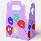 Ballotins Ballons d'anniversaire Green Cupcake Merci Nom (Ouvrir)