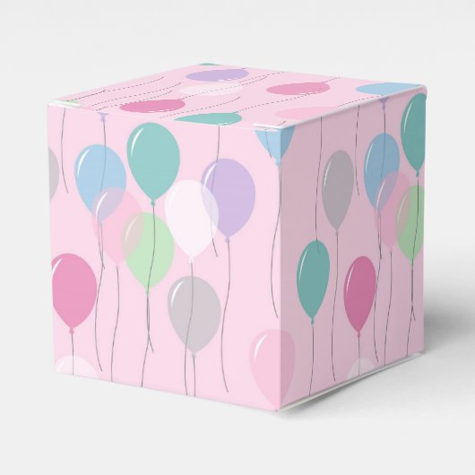 Ballotins Ballons d'anniversaire mignon Motif sur Arrière - (Verso)