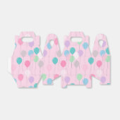 Ballotins Ballons d'anniversaire mignon Motif sur Arrière -  (Déplié)