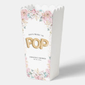 Ballotins Ballons de Baby shower floral "Prêt à pop" (Verso)