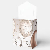 Ballotins Ballons de fête d'anniversaire Rose Gold Rose Pail (Ouvert)