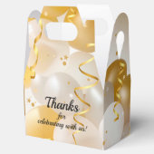 Ballotins Ballons d'or et blanc Gable Party (Ouvert)