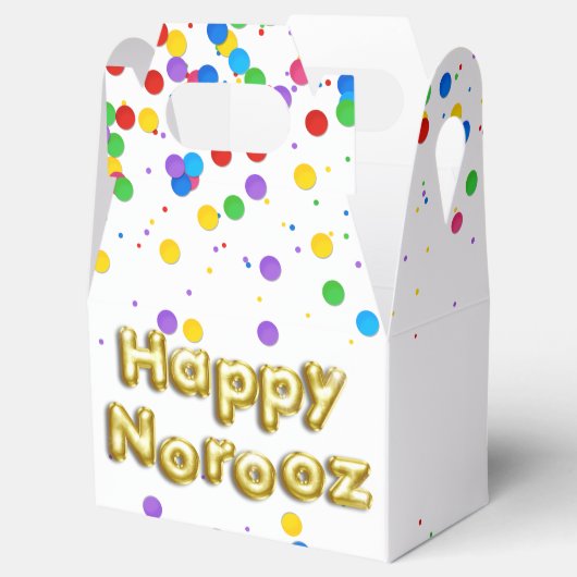 Ballotins Ballons d'or Joyeux Norooz Perse Nouvel An (Ouvert)