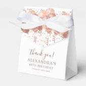 Ballotins Ballons d'or rose Merci 60e fête d'anniversaire (Verso)