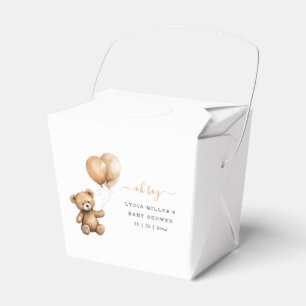 Ballotins Ballons d'ours en peluche Baby shower Genre neutre