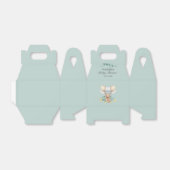 Ballotins Ballons d'ours et Baby shower de garçon Eucalyptus (Déplié)