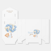 Ballotins Ballons en Teddy mignonette bébé garçon douche Mer (Déplié)