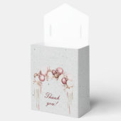 Ballotins Ballons et lanternes bordeaux et blancs sur gris (Ouvert)