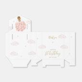 Ballotins Ballons roses Teddy Bear Anniversaire (Déplié)