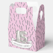 Ballotins Balloon rose et gris Filles 15e anniversaire (Ouvert)