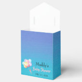 Ballotins Balloons Pastel, Baby shower de Merci Turquoise (Ouvert)